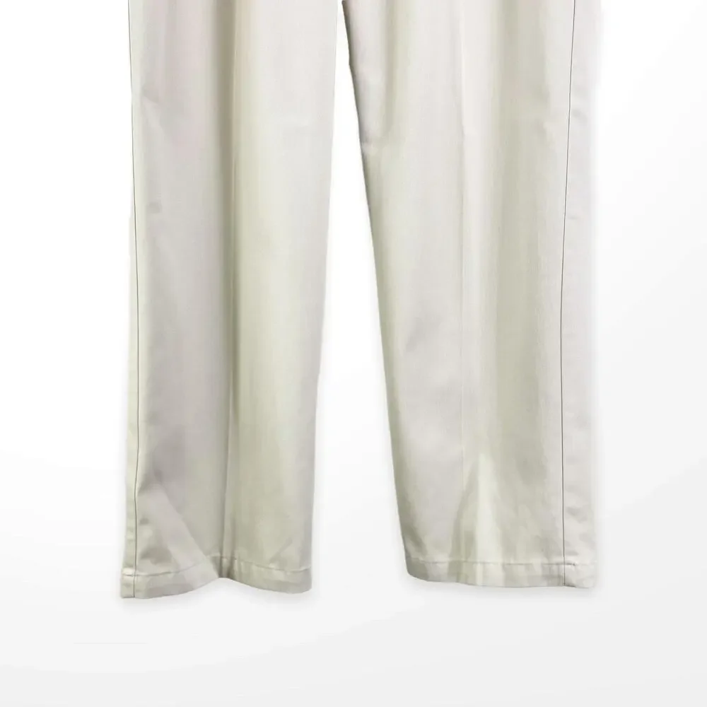 FARAH Tan Cotton Straight Leg Khaki Pants